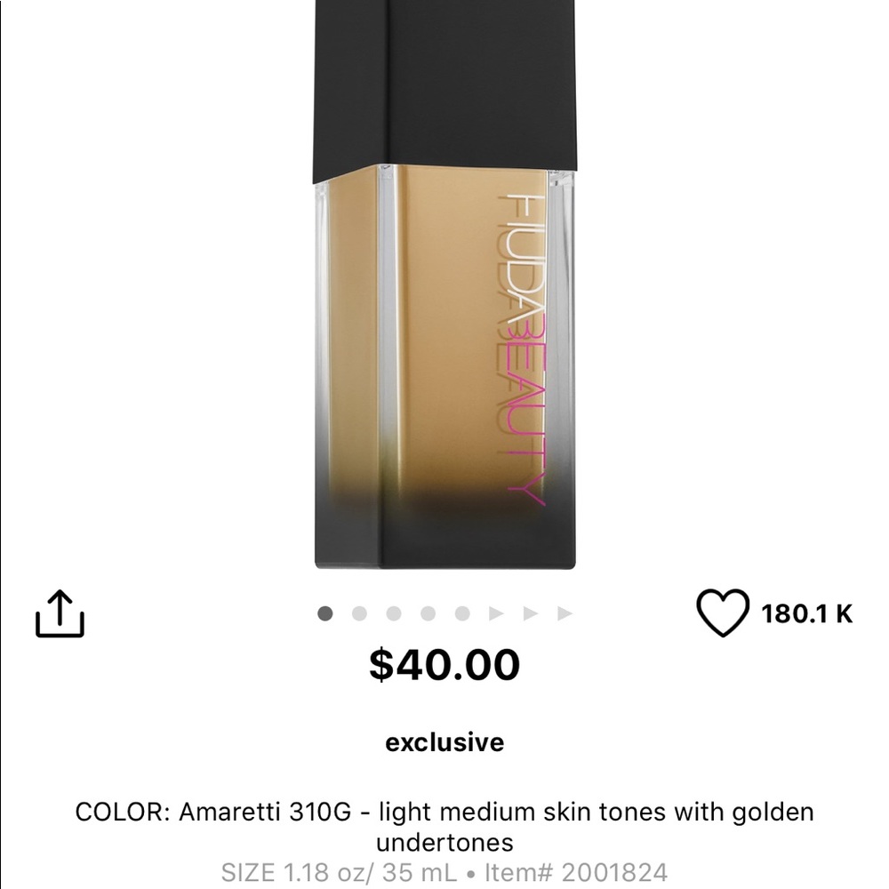 HUDA BEAUTY #FauxFilter Foundation
